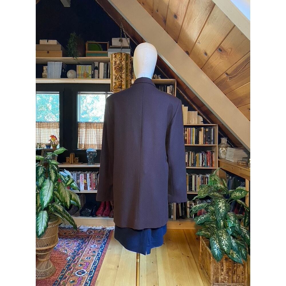 Vintage Wool Coat Brown - Picture 2 of 6